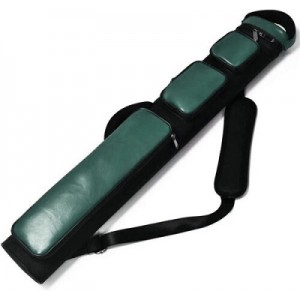 Champion 2X4,3x6 Green Leatherette Billiard Pool Cue Stick Hard Case 4S2B, 6S3B